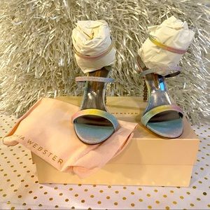 Sophia Webster Multicolor Rosalind Star Heeled Stilettos, Size 39